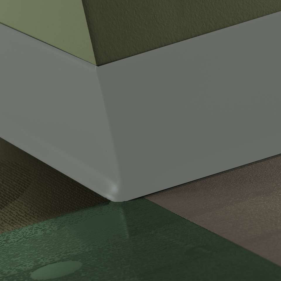 Tarkett - Caoutchouc thermoplastique Duracove 1/8" (type TP) - DC 282 6 X 100 1/8 TOE Duracove 6" #282 Vaporize - Wallbase 100'