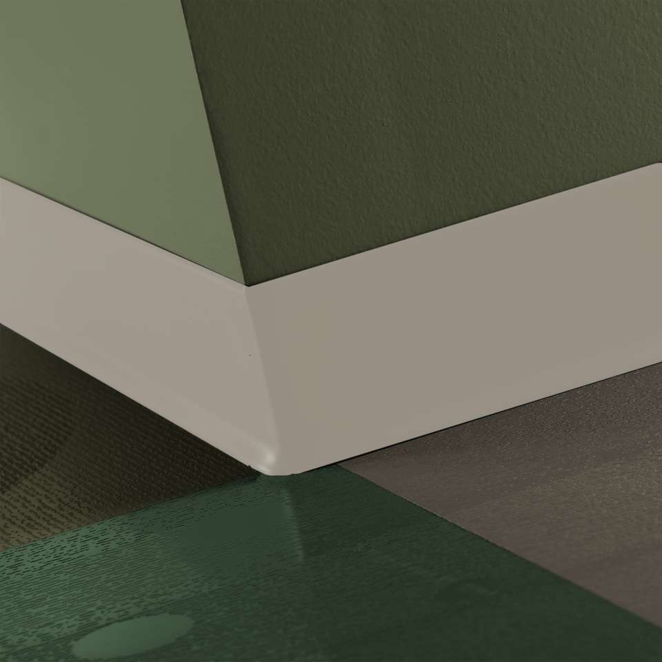 Tarkett - Caoutchouc thermoplastique Duracove 1/8" (type TP) - DC 31 2.5 X 120 1/8 TOE Duracove 2 1⁄2” #31 Zephyr - Wallbase 120'