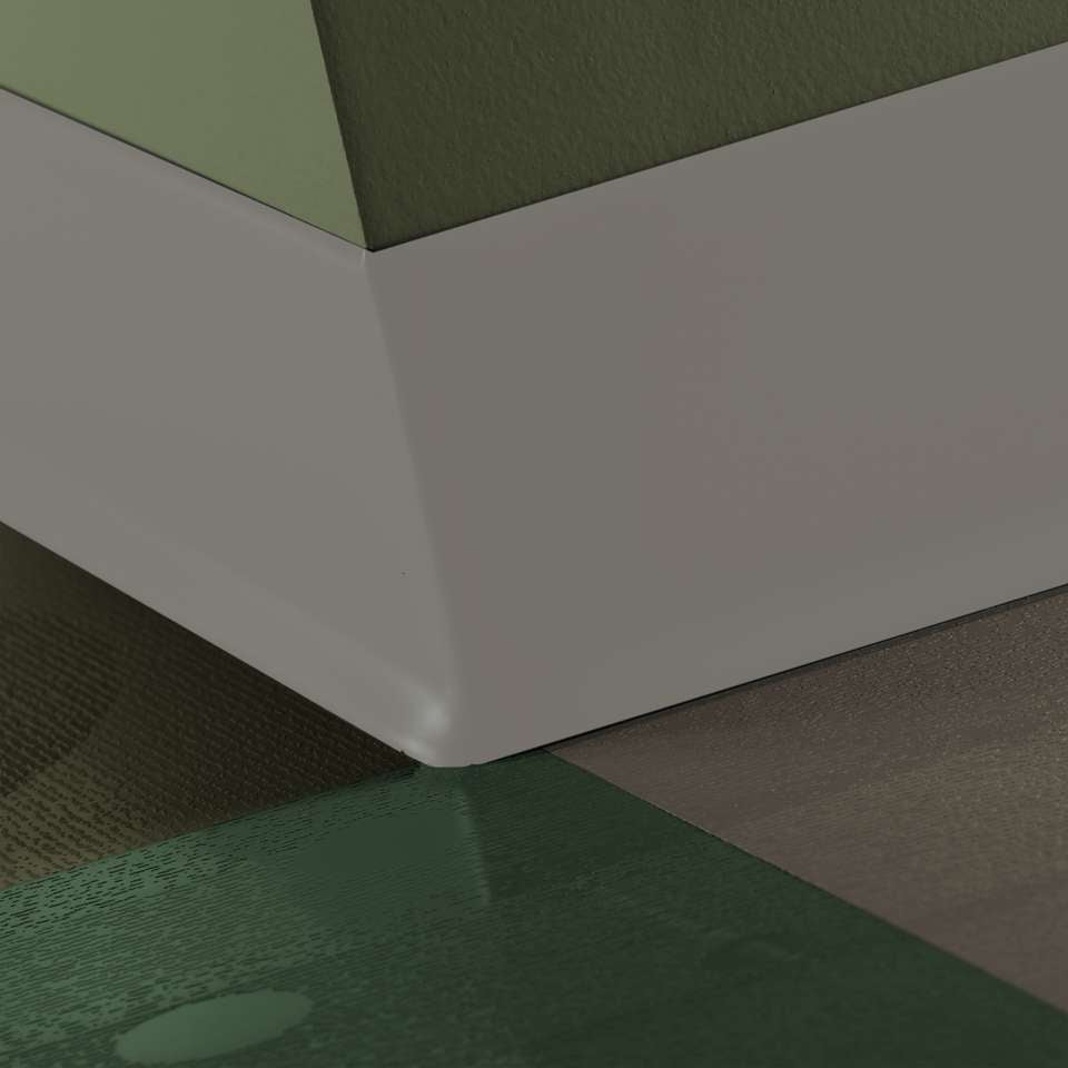 Tarkett - Caoutchouc thermoplastique Duracove 1/8" (type TP) - DC 32 6 X 100 1/8 TOE Duracove 6" #32 Pebble - Wallbase 100'
