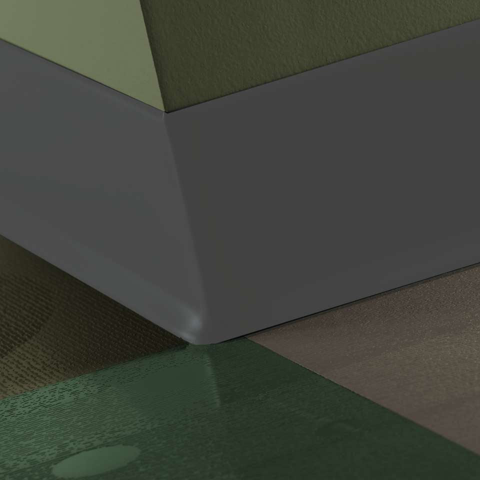 Tarkett - Caoutchouc thermoplastique Duracove 1/8" (type TP) - DC 63 6 X 100 1/8 TOE Duracove 6" #63 Burnt Umber - Wallbase 100'
