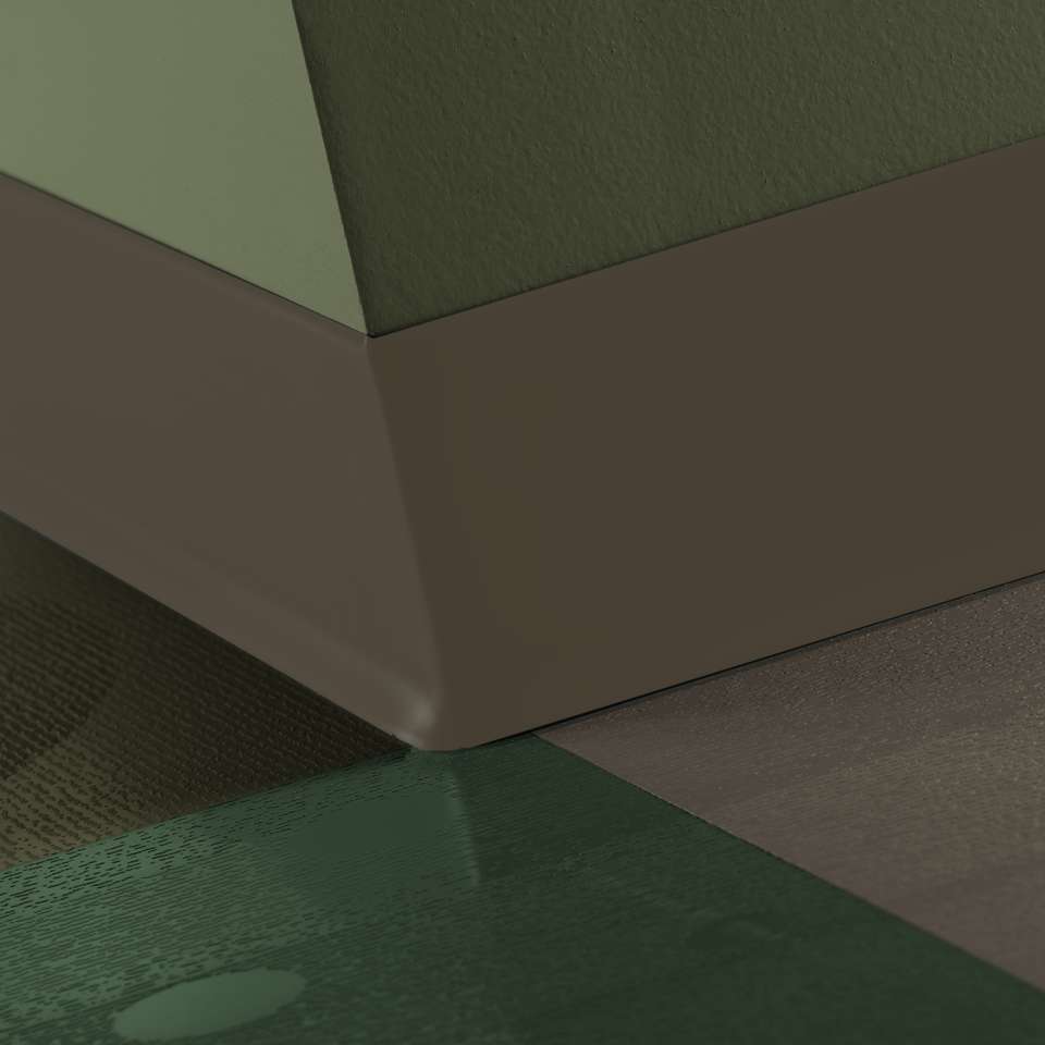 Tarkett - Caoutchouc thermoplastique Duracove 1/8" (type TP) - DC 66 4 X 4 1/8 TOE Duracove 4" #66 Either Ore - Wallbase 4' (paquet de 30)