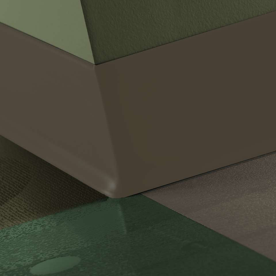 Tarkett - Caoutchouc thermoplastique Duracove 1/8" (type TP) - DC 66 6 X 100 1/8 TOE Duracove 6" #66 Either Ore - Wallbase 100'