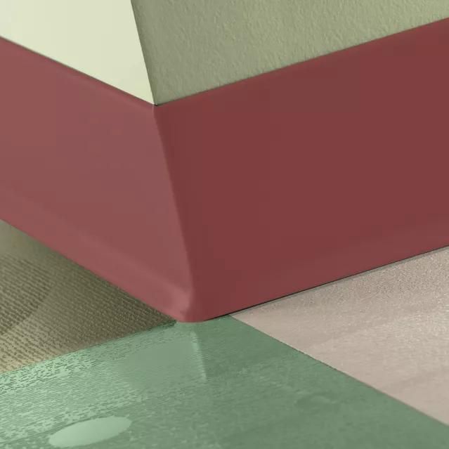 Tarkett - Caoutchouc thermoplastique Duracove 1/8" (Type TP) - DC VL7 6 TOE VL7 Sailor Red - Plinthe 100' ||DC-VL7-6R - Ceramed