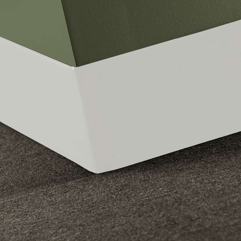 Tarkett - Caoutchouc thermoplastique Duracove 1/8" (type TP) - DCT 08 6 X 100 1/8 TOELESS Duracove 6" Toeless #8 Icicle - Wallbase 100'
