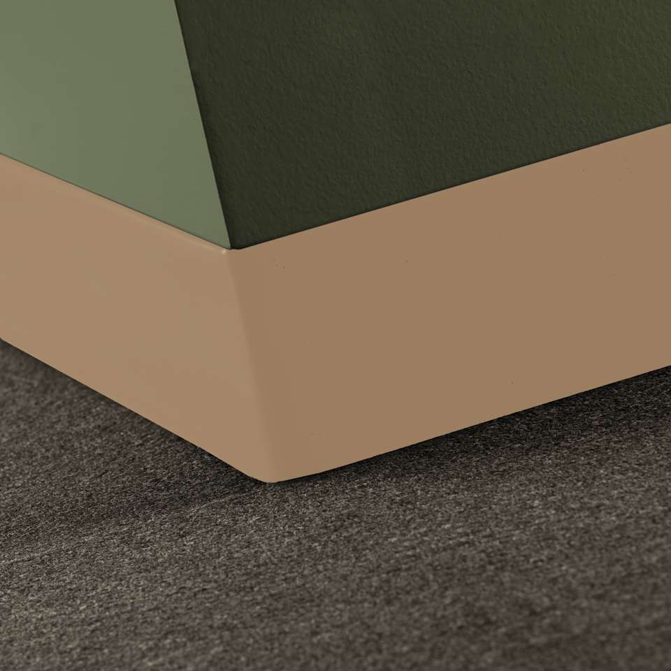 Tarkett - Caoutchouc thermoplastique Duracove 1/8" (type TP) - DCT 130 4 X 120 1/8 TOELESS Duracove 4" Toeless #130 Sisal - Wallbase 120'