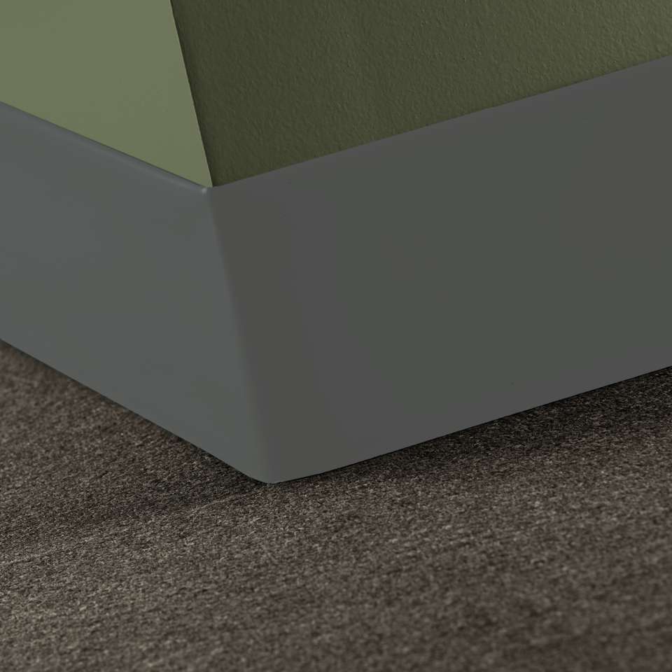 Tarkett - Caoutchouc thermoplastique Duracove 1/8" (type TP) - DCT 20 6 X 100 1/8 TOELESS Duracove 6" Toeless #20 Charcoal - Wallbase 100'
