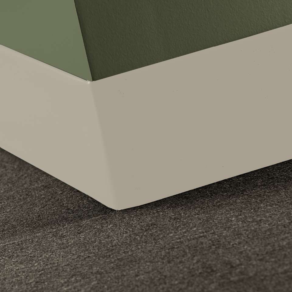 Tarkett - Caoutchouc thermoplastique Duracove 1/8" (type TP) - DCT 22 6 X 100 1/8 TOELESS Duracove 6" Toeless #22 Pearl - Wallbase 100'