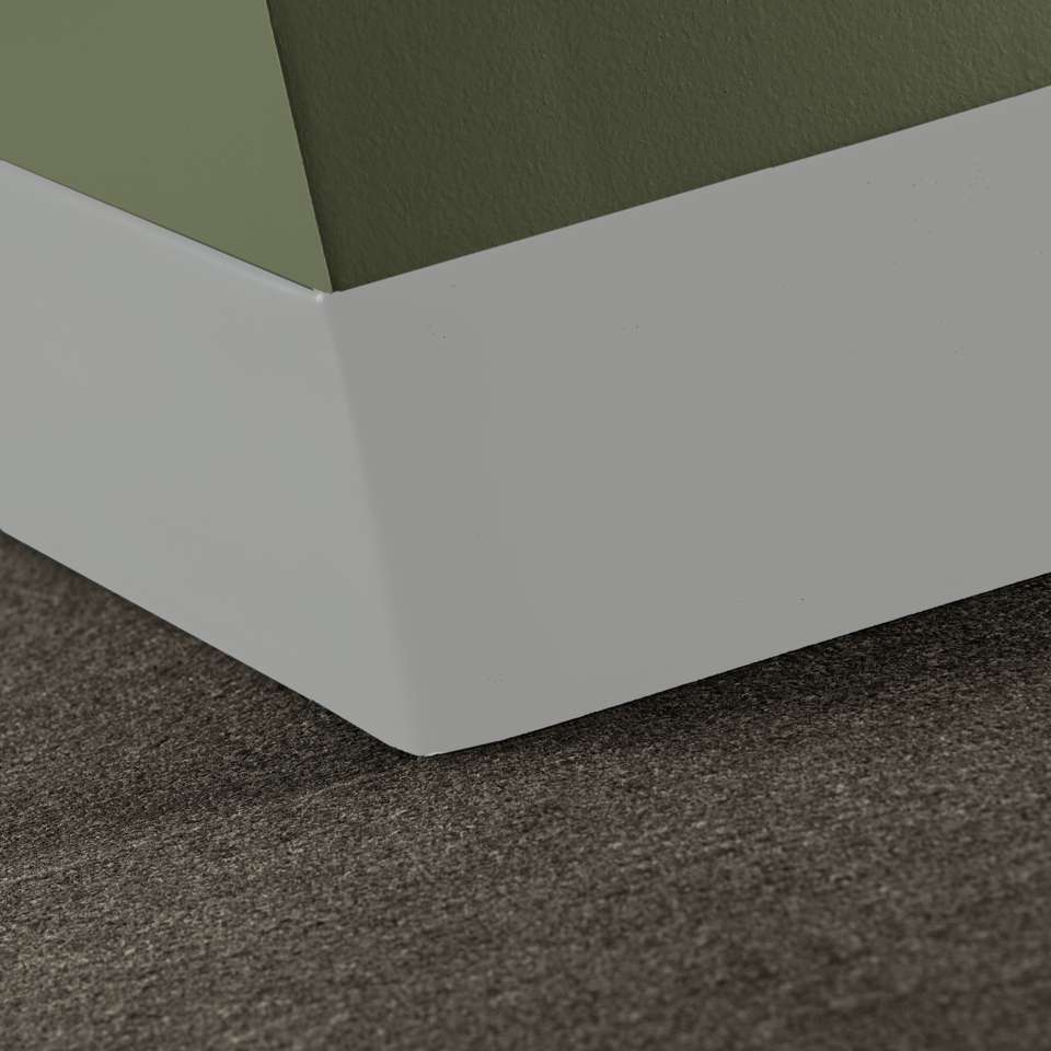 Tarkett - Caoutchouc thermoplastique Duracove 1/8" (type TP) - DCT 23 6 X 100 1/8 TOELESS Duracove 6" Toeless #23 Vapor Grey - Wallbase 100'