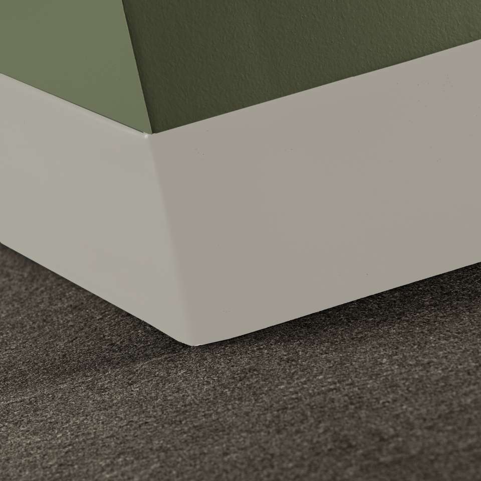 Tarkett - Caoutchouc thermoplastique Duracove 1/8" (type TP) - DCT 24 6 X 100 1/8 TOELESS Duracove 6" Toeless #24 Grey Haze - Wallbase 100'