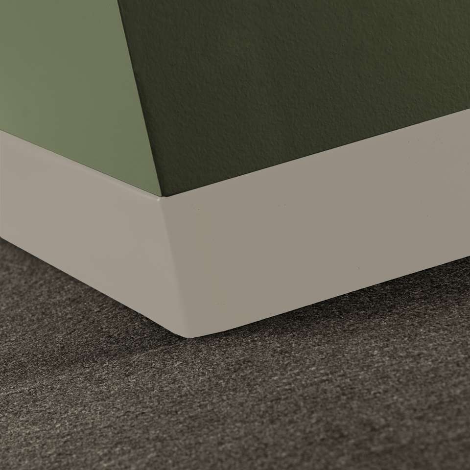 Tarkett - Caoutchouc thermoplastique Duracove 1/8" (type TP) - DCT 31 2.5 X 120 1/8 TOELESS Duracove 2 1⁄2” Toeless #31 Zephyr - Wallbase 120'