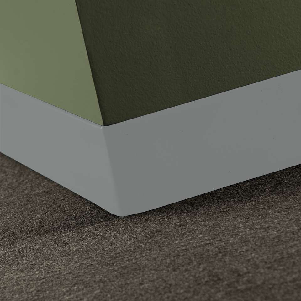 Tarkett - Caoutchouc thermoplastique Duracove 1/8" (type TP) - DCT 38 2.5 X 120 1/8 TOELESS Duracove 2 1⁄2” Toeless #38 Pewter - Wallbase 120'