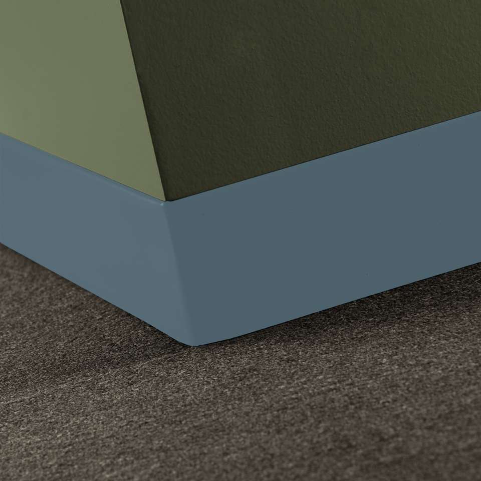 Tarkett - Caoutchouc thermoplastique Duracove 1/8" (type TP) - DCT 58 2.5 X 120 1/8 TOELESS Duracove 2 1⁄2” Toeless #58 Windsor Blue - Wallbase 120'