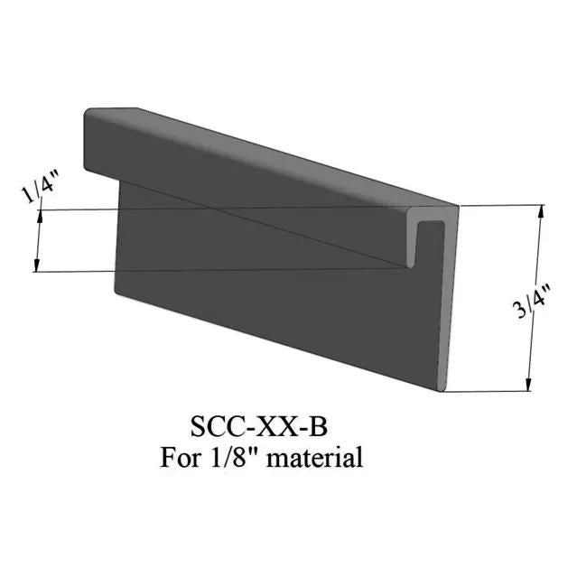 Tarkett-Cap. Carré Ouverture 1/8 -1/4 Face TA6 ||SCCTA6B - Ceramed