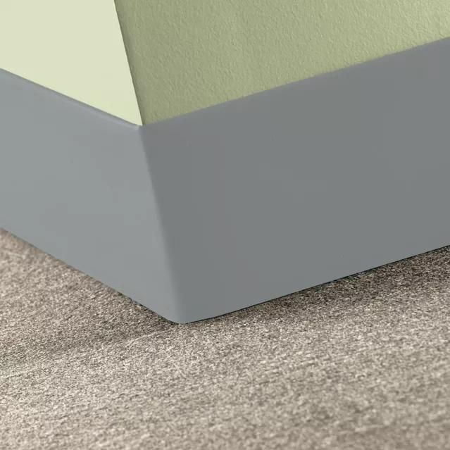 Tarkett - Coin intérieur de plinthe en caoutchouc 90° Duracove Thermoplastic Rubber (Type TP) - DCT 38 6 TOELESS 38 Pewter - 6" (paquet de 25) ||DCT38-6-IC - Ceramed