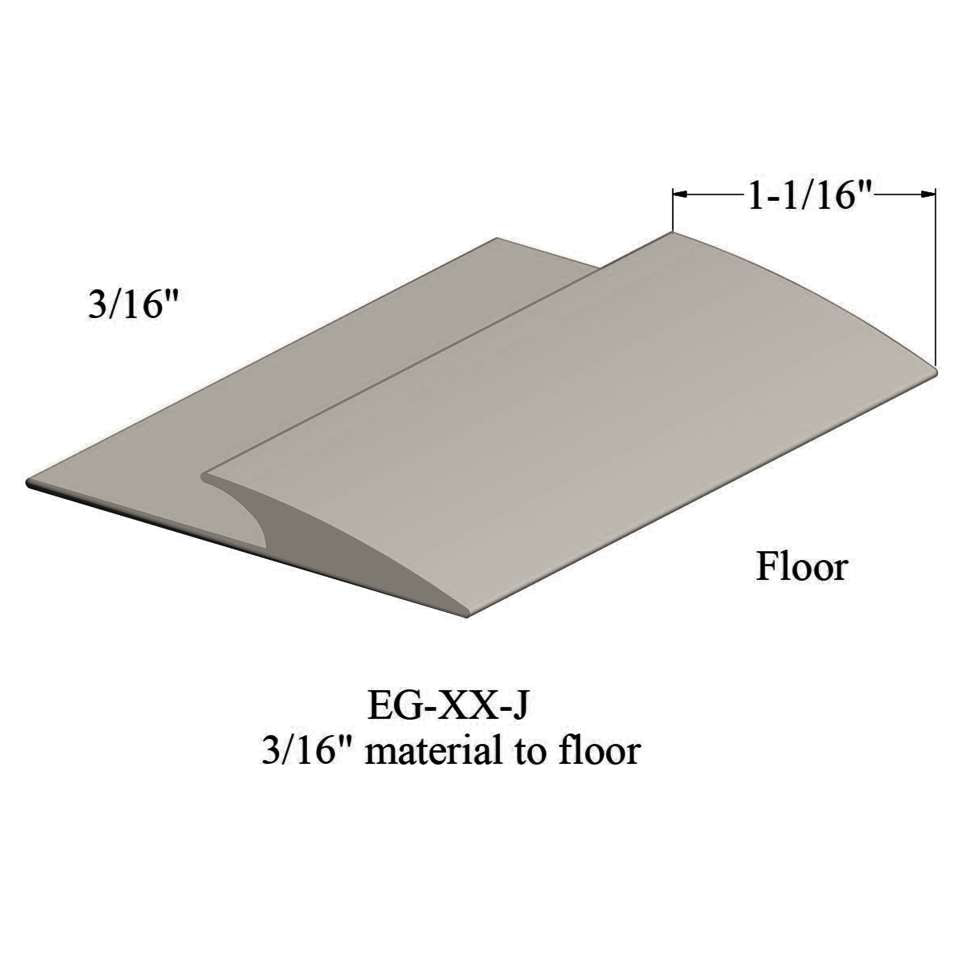 Tarkett - Edge Guards - EG 01 J 3/16" material to floor #1 Snow White 12'