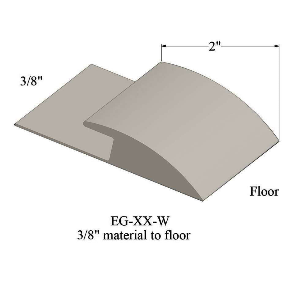 Tarkett - Edge Guards - EG 01 W 3/8" material to floor #1 Snow White 12'