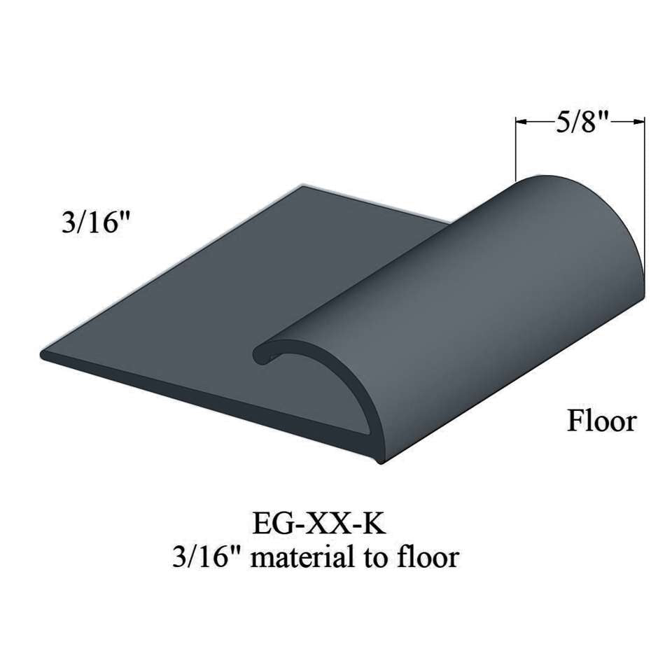 Tarkett - Edge Guards - EG 18 K 3/16" material to floor #18 Navy Blue 12'