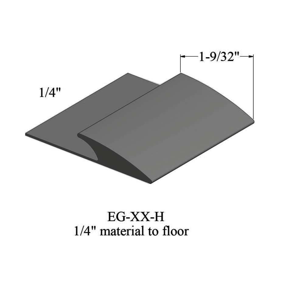 Tarkett - Edge Guards - EG 20 H 1/4" material to floor #20 Charcoal 12'
