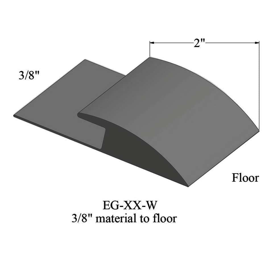 Tarkett - Edge Guards - EG 20 W 3/8" material to floor #20 Charcoal 12'