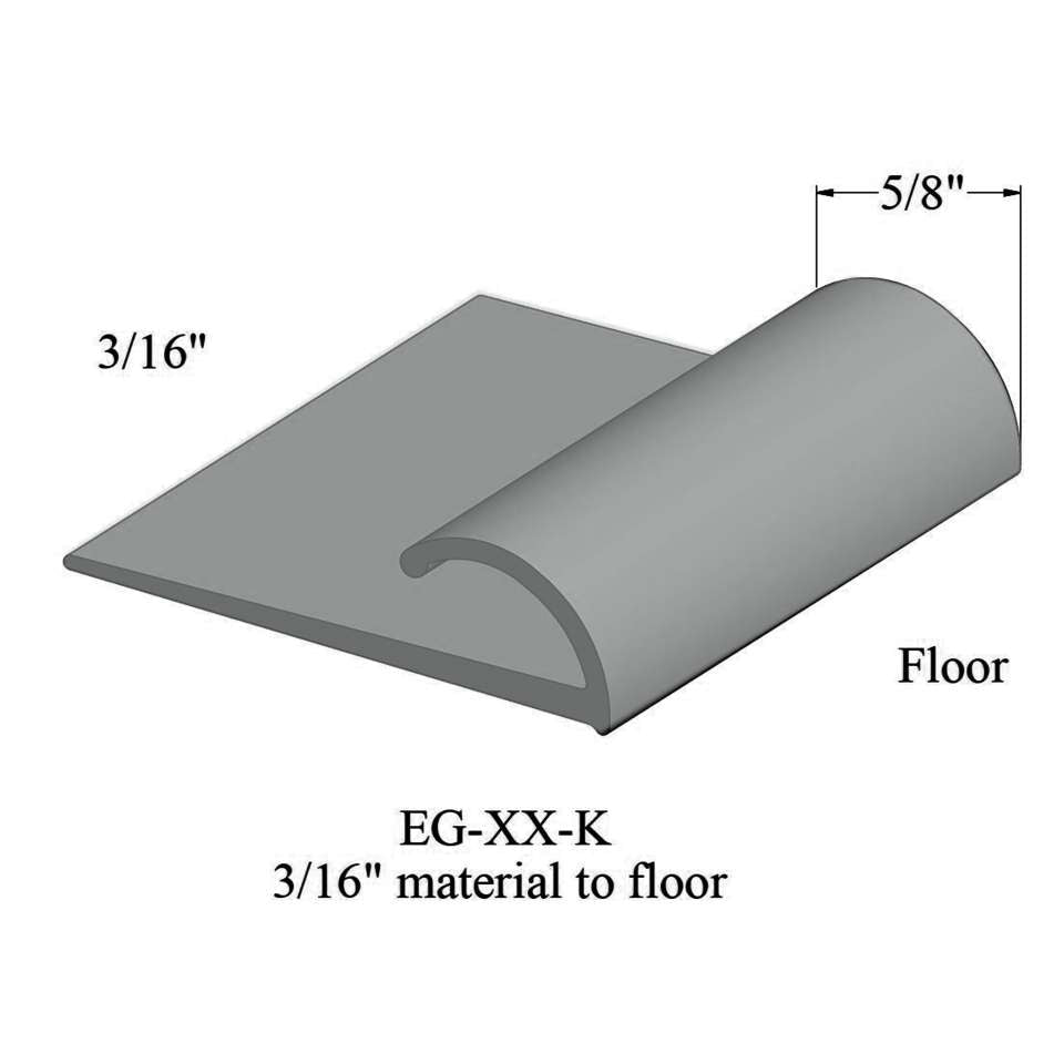 Tarkett - Edge Guards - EG 21 K 3/16" material to floor #21 Platinum 12'