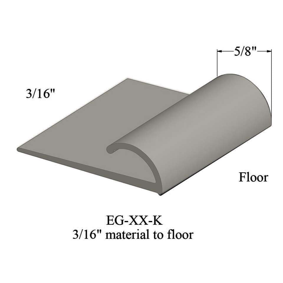 Tarkett - Edge Guards - EG 24 K 3/16" material to floor #24 Grey Haze 12'