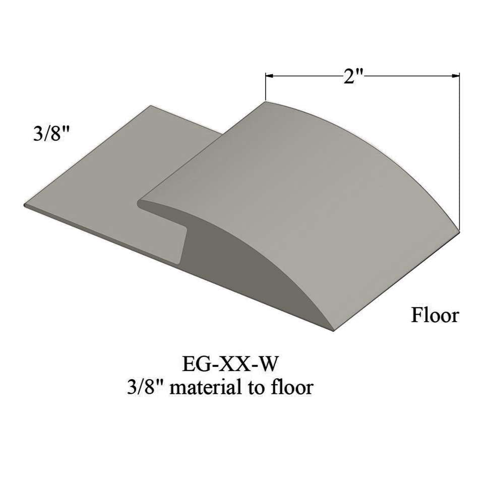 Tarkett - Edge Guards - EG 24 W 3/8" material to floor #24 Grey Haze 12'
