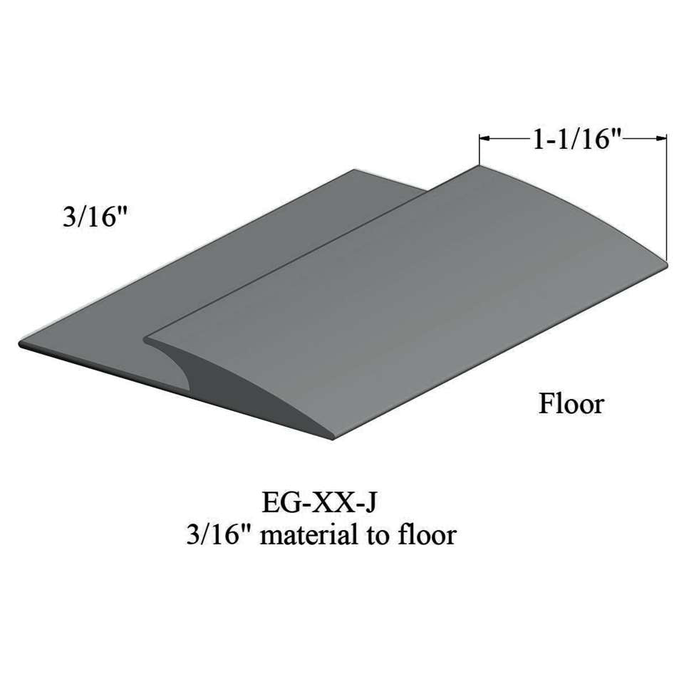 Tarkett - Edge Guards - EG 28 J 3/16" material to floor #28 Medium Grey 12'