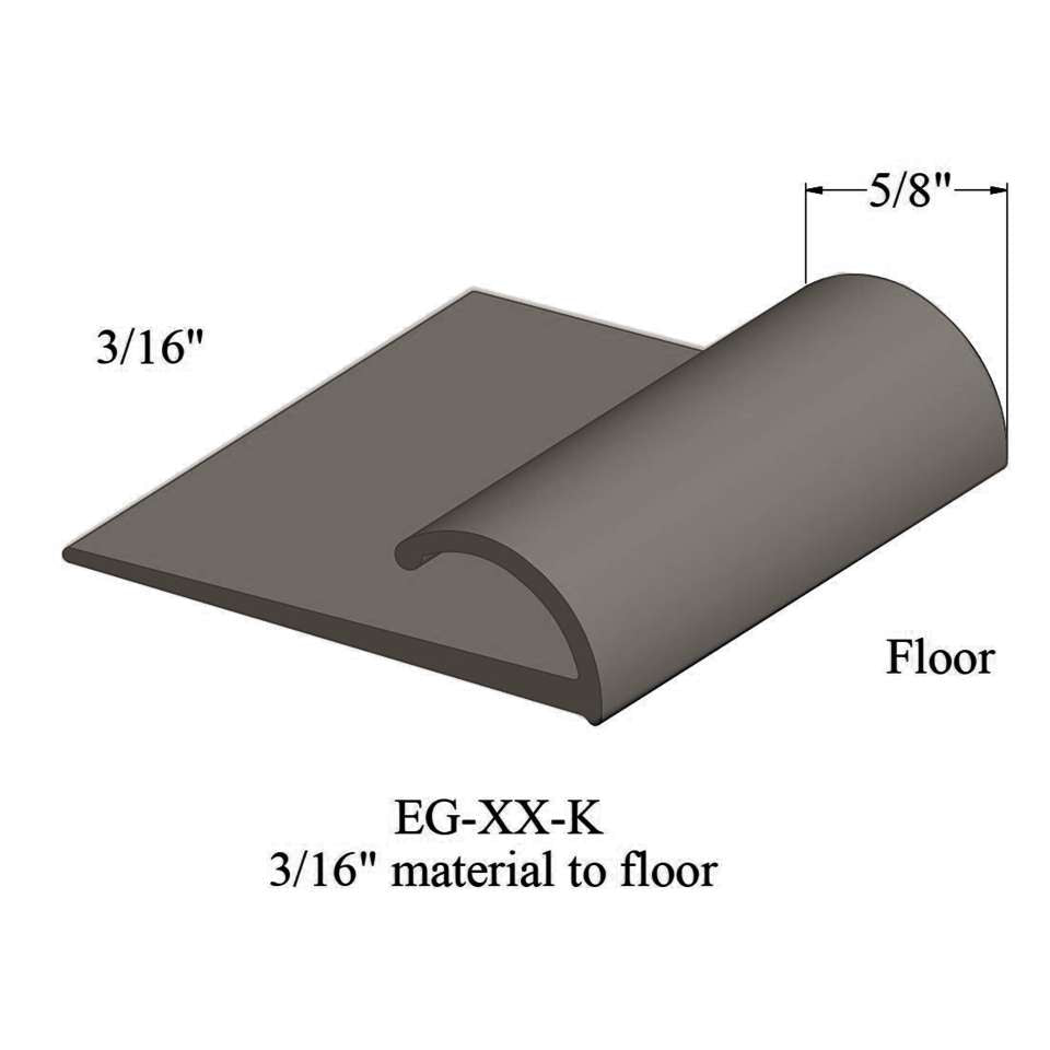 Tarkett - Edge Guards - EG 283 K 3/16" material to floor #283 Toast 12'