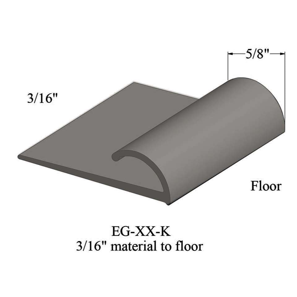 Tarkett - Edge Guards - EG 32 K 3/16" material to floor #32 Pebble 12'