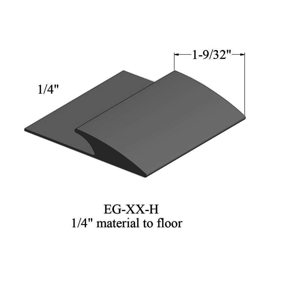 Tarkett - Edge Guards - EG 40 H 1/4" material to floor #40 Black 12'