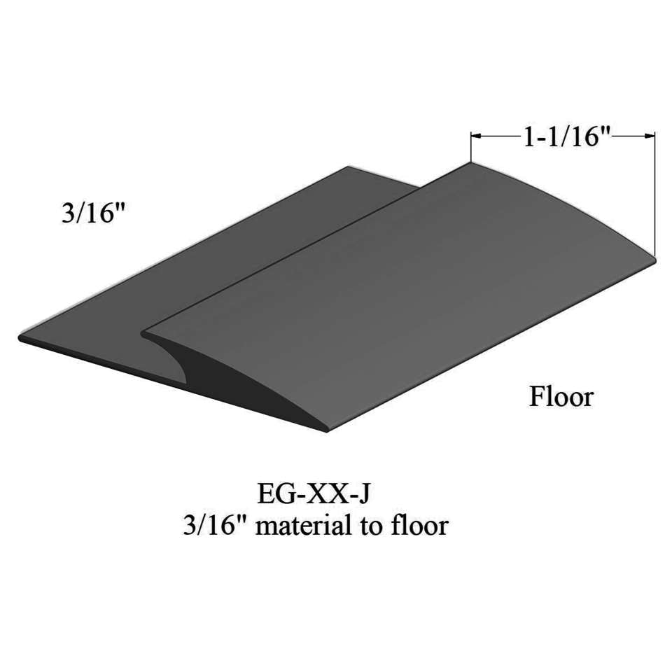 Tarkett - Edge Guards - EG 40 J 3/16" material to floor #40 Black 12'