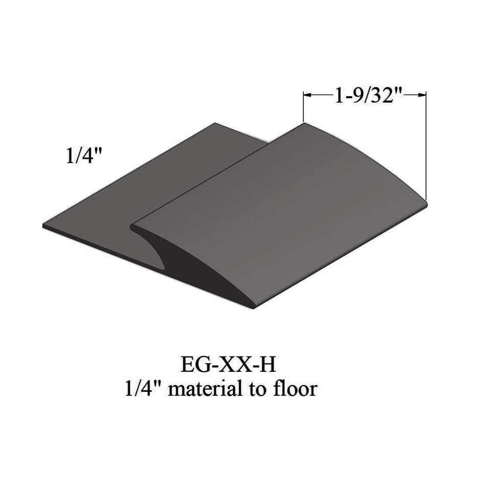 Tarkett - Edge Guards - EG 44 H 1/4" material to floor #44 Dark Brown 12'