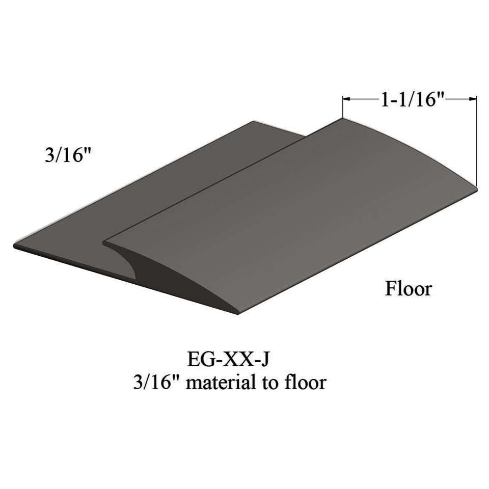 Tarkett - Edge Guards - EG 47 J 3/16" material to floor #47 Brown 12'