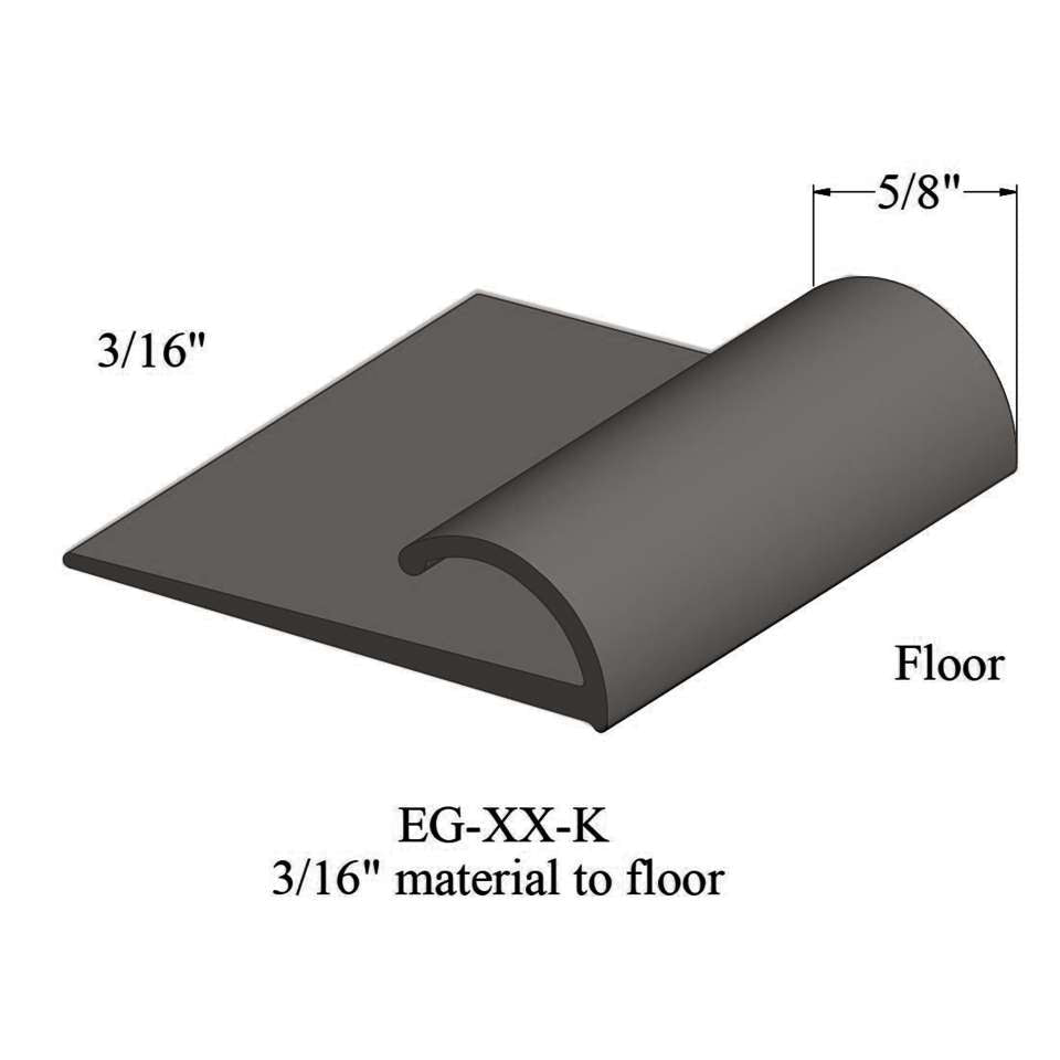 Tarkett - Edge Guards - EG 47 K 3/16" material to floor #47 Brown 12'