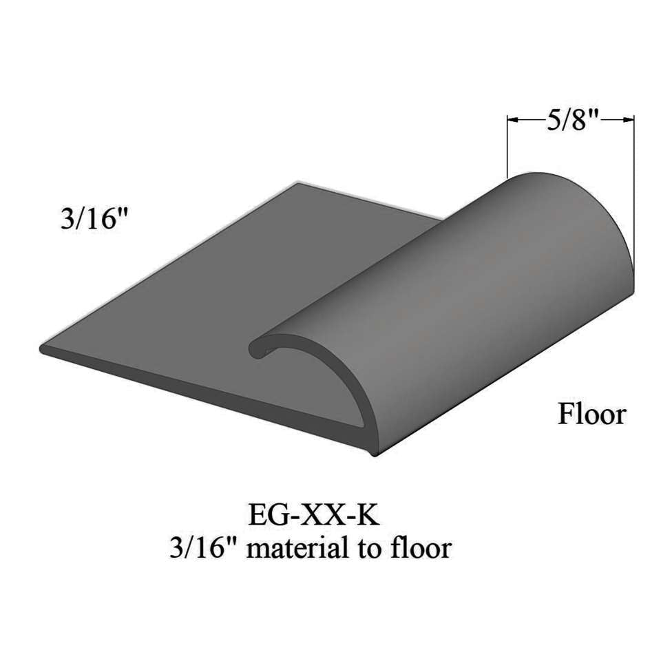 Tarkett - Edge Guards - EG 48 K 3/16" material to floor #48 Grey 12'