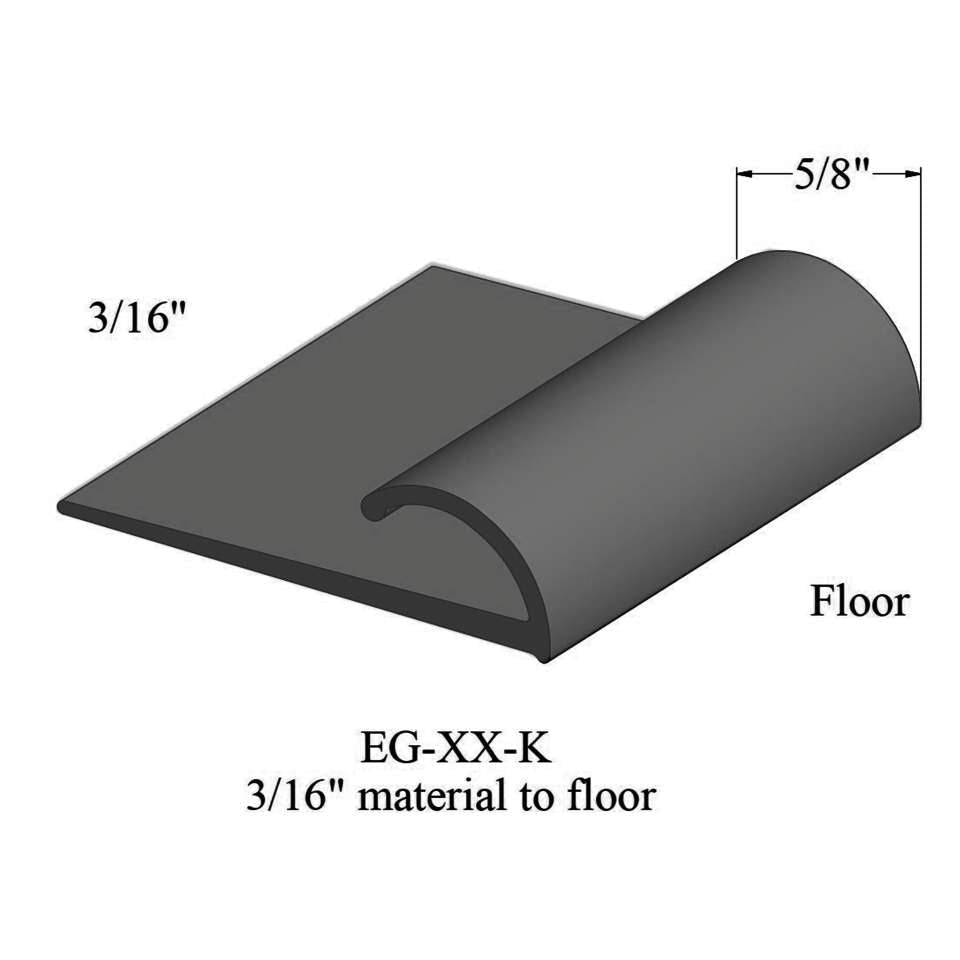 Tarkett - Edge Guards - EG 63 K 3/16" material to floor #63 Burnt Umber 12'