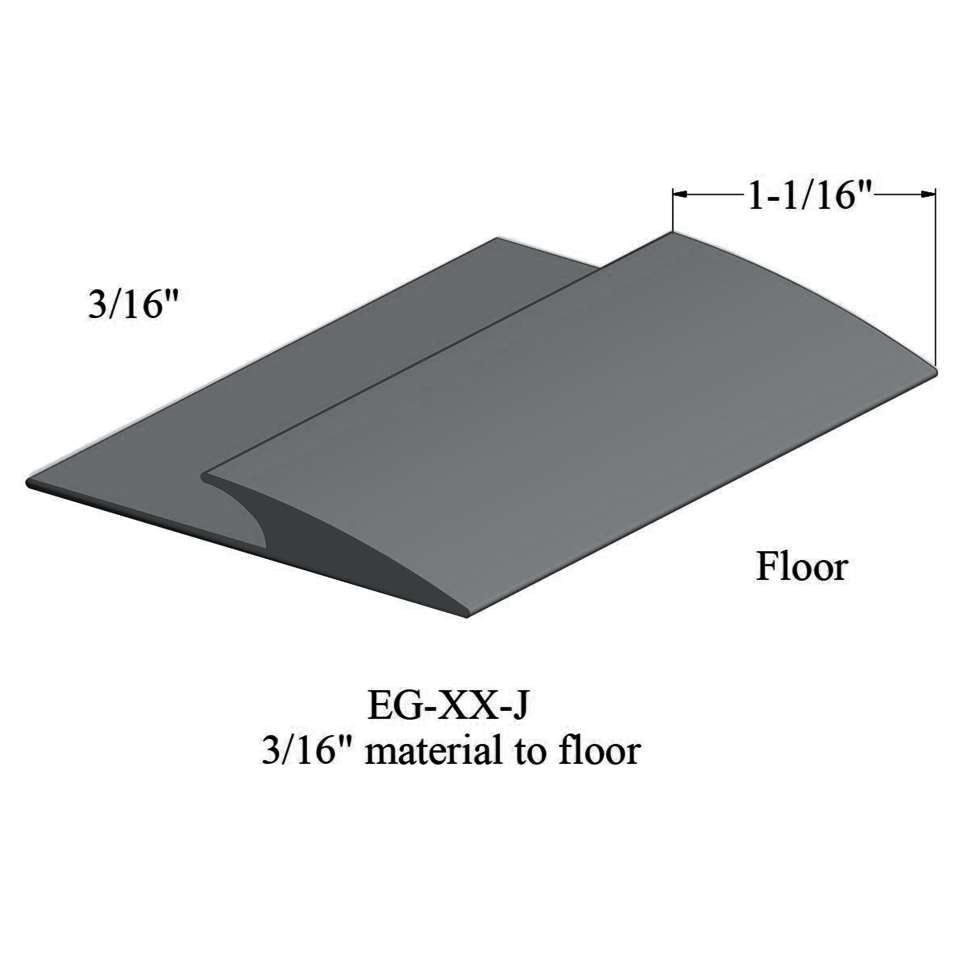 Tarkett - Edge Guards - EG 71 J 3/16" material to floor #71 Storm Cloud 12'
