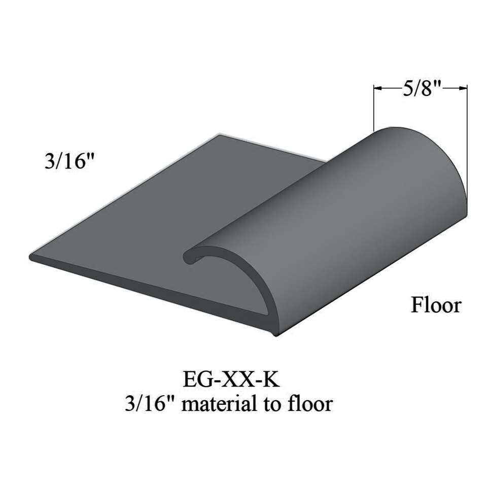Tarkett - Edge Guards - EG 71 K 3/16" material to floor #71 Storm Cloud 12'