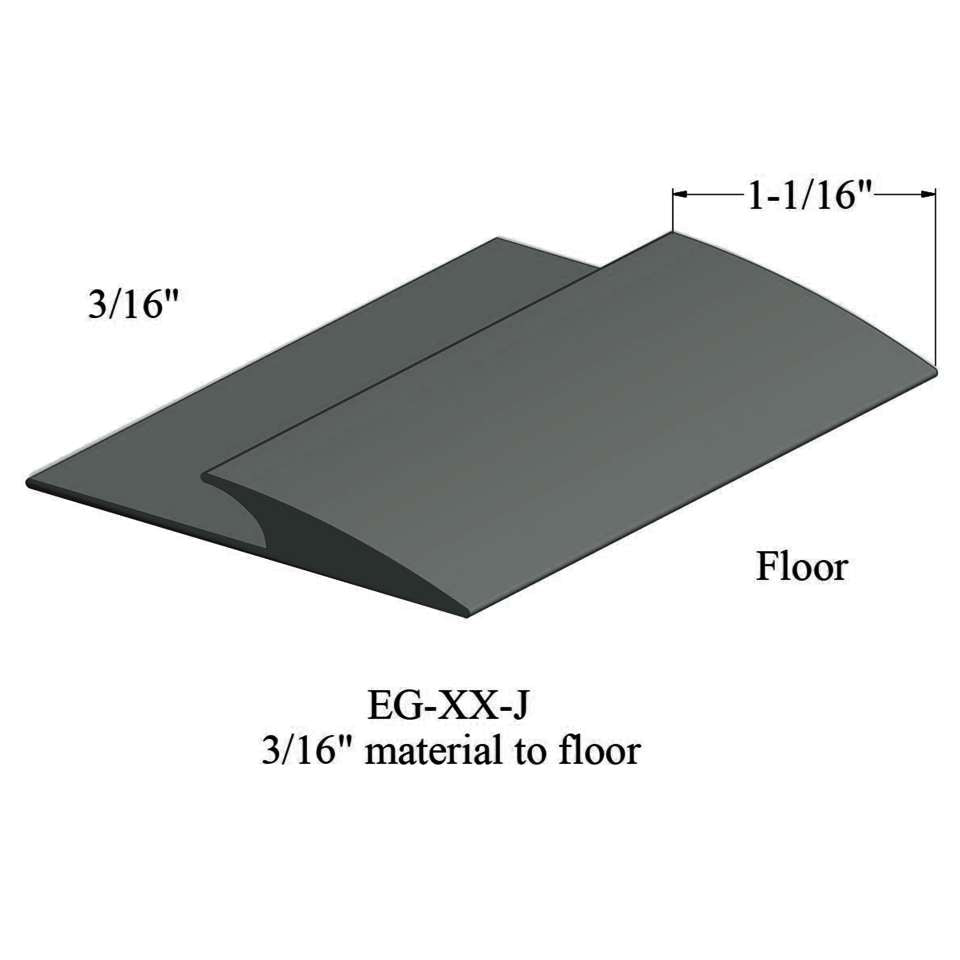 Tarkett - Edge Guards - EG 86 J 3/16" material to floor #86 Hunter Green 12'