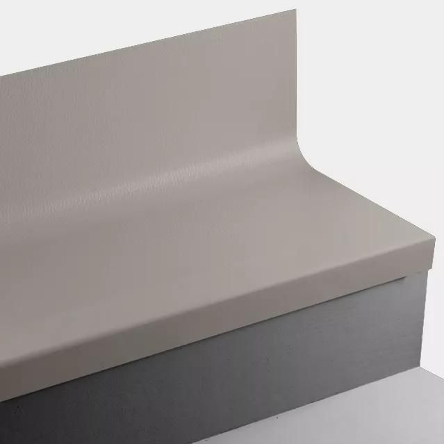 Tarkett - Marche d'escalier en caoutchouc Angle Fit avec contremarche intégrée - HNTRSP VE9 SQ Hammered VE9 Antelope Valley - sans insert 48" ||HNTRSPVE948 - Ceramed
