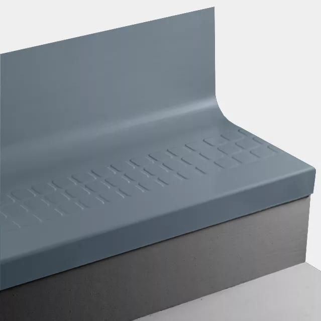 Tarkett - Marche d'escalier en caoutchouc Angle Fit avec contremarche intégrée - RNSQTR 84 SQ Raised Square 84 Blue Jeans - sans insert 54" ||RNSQTR8454 - Ceramed