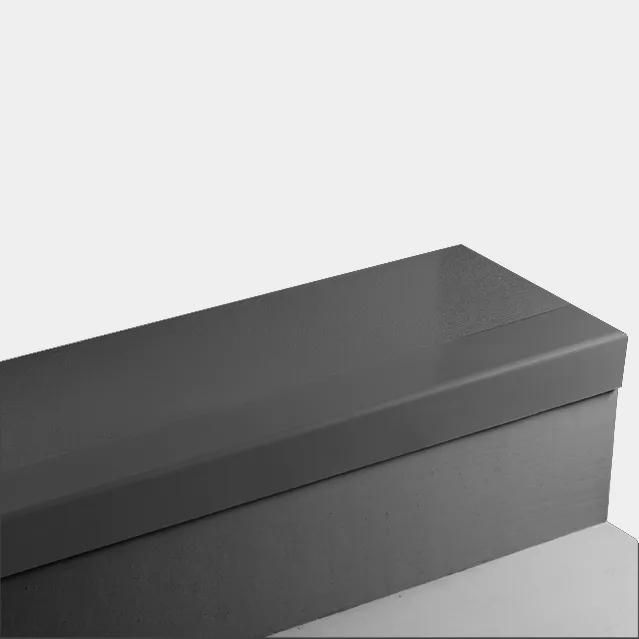 Tarkett - Marche d'escalier en caoutchouc Angle Fit - CFLT 40 RD Fast Lane 40 Black - sans insert 36" ||CFLT4036 - Ceramed