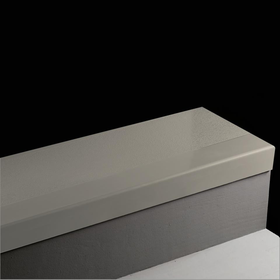 Tarkett - Marche d'escalier en caoutchouc Angle Fit FastLane #38 Pewter avec Insert 42"