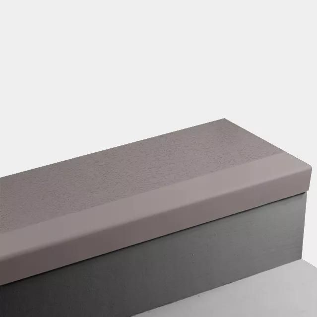 Tarkett - Marche d'escalier en caoutchouc Angle Fit - FRPAT 76 RD Rice Paper 76 Cinnamon - sans insert 36" ||FRPAT7636 - Ceramed