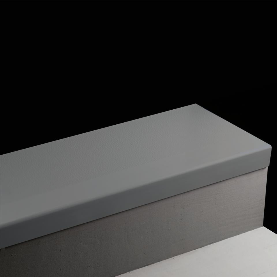 Tarkett - Marche d'escalier en caoutchouc Angle Fit Hammered #TH3 Inkwell 42"