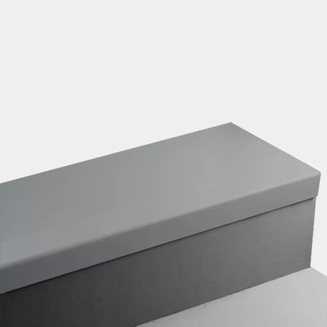 Tarkett - Marche d'escalier en caoutchouc Angle Fit - HMNT 71 SQ Hammered 71 Storm Cloud - sans insert 36" ||HMNT7136 - Ceramed