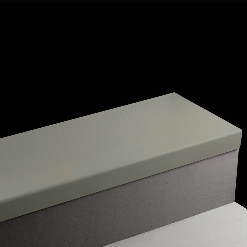 Tarkett - Marche d'escalier en caoutchouc Angle Fit - HMNT 86 SQ Hammered #86 Hunter Green No insert 48"