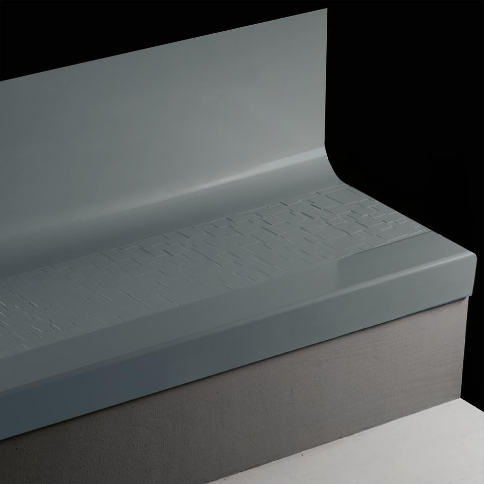 Tarkett - Tarkett - Marche d'escalier en caoutchouc avec contremarche intégrée Angle Fit Cubis #84 Blue Jeans 48"