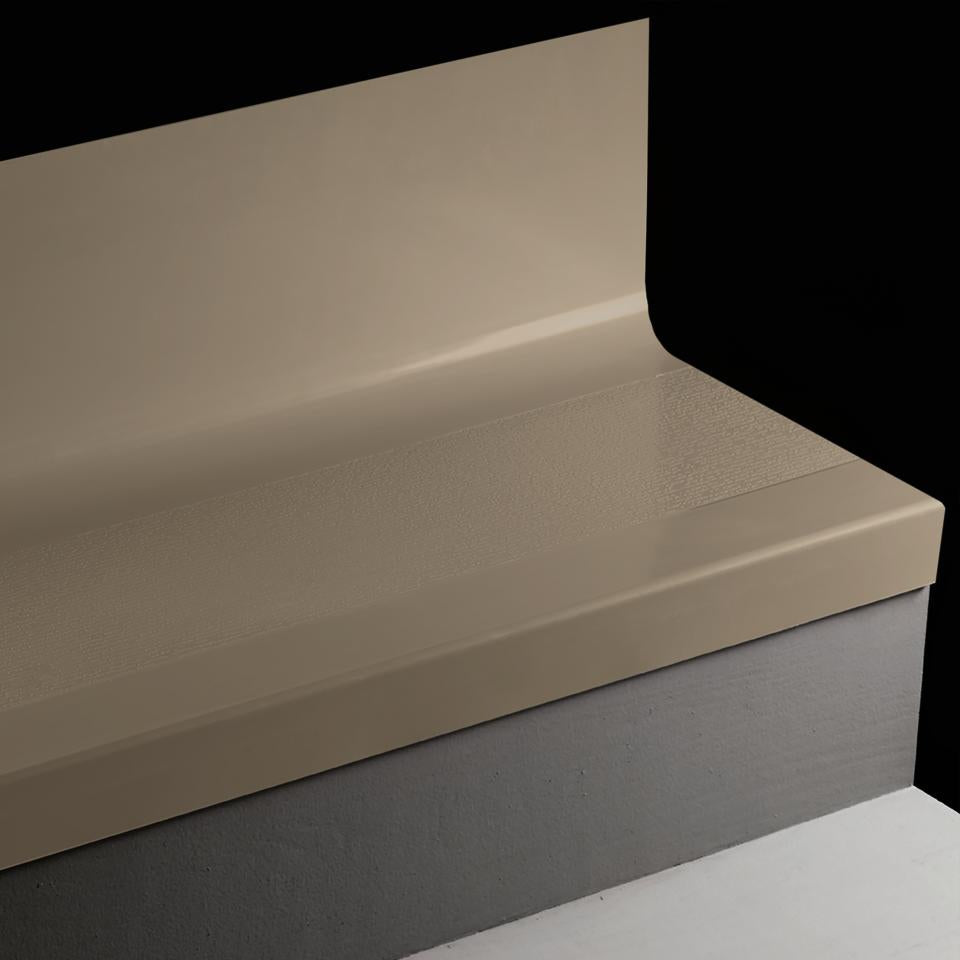 Tarkett - Marche d'escalier en caoutchouc avec contremarche intégrée Angle Fit FastLane #150 Wetlands 42"