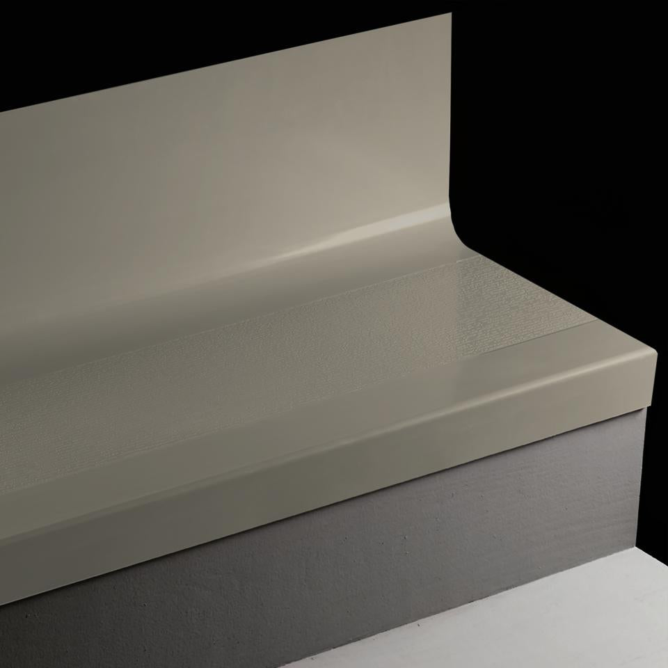 Tarkett - Marche d'escalier en caoutchouc avec contremarche intégrée Angle Fit FastLane #282 Vaporize 72"
